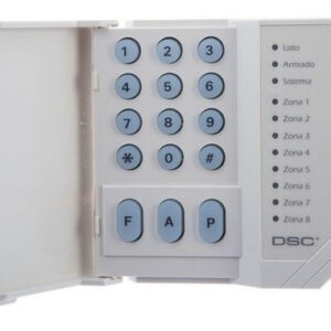 TECLADO LED DE 8 ZONAS DSC PC1555RKZ